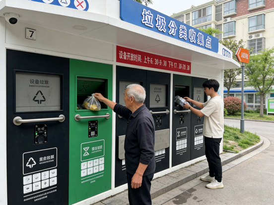 江苏猫先生智能分类垃圾房，清洁小屋，垃圾分类收集站生产厂家